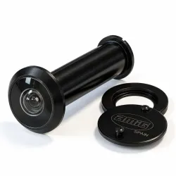 Wizjer do drzwi 60-85mm fi.16mm czarny mod. 5 z klapką
