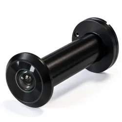 Wizjer do drzwi 60-85mm fi.16mm czarny mod. 5 z klapką
