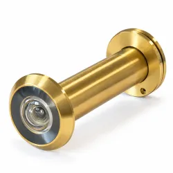 Wizjer do drzwi 60-85mm fi.16mm mosiądz lakierowany mod. 5 z klapką