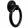 Kołatka drzwiowa Bull Ring 127mm czarna okrągła