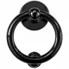 Kołatka drzwiowa Bull Ring 127mm czarna okrągła