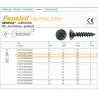 Wkręty czarne 3,5x20mm PZ2 łeb stożkowy Panelvit 100szt.