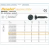 Wkręty czarne 4x20 PZ2 łeb stożkowy Panelvit 100szt.