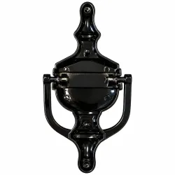 Kołatka Victorian ŚREDNIA 162x76mm czarna