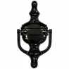 Kołatka Victorian ŚREDNIA 162x76mm czarna