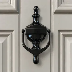 Kołatka Victorian czarna DUŻA 193x88mm