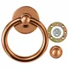 Kołatka drzwiowa Bull Ring miedziana 127mm okrągła