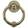 Kołatka drzwiowa Bull Ring Hardex złota 127mm okrągła