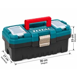 Skrzynka na narzędzia plastik 36 cm TPBX0142 (S)