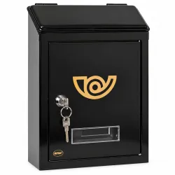 Skrzynka na listy 295x210x62mm mod.2 MINI czarna matowa