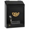 Skrzynka na listy 295x210x62mm mod.2 MINI czarna matowa