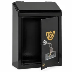 Skrzynka na listy 295x210x62mm mod.2 MINI czarna matowa