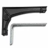 Wspornik półki czarny 142x240mm mod. DEA 24