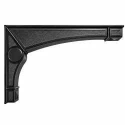 Wspornik półki czarny 142x240mm mod. DEA 24