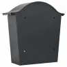 Skrzynka na listy 360x335x105mm czarna mod.1