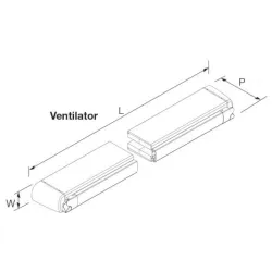 Nawiewnik akustyczny 464x62mm biały 2500EA przykręcany V50 mod. SFX SA