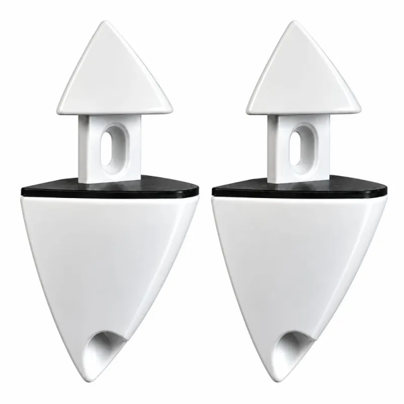 Podpórka regulowana do półek 1-21mm biała 2szt. mod. ICEBERG 4 ref.450