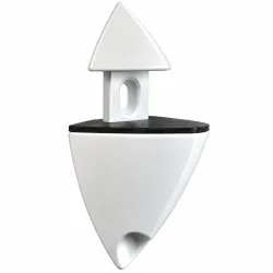 Podpórka regulowana do półek 1-21mm biała 2szt. mod. ICEBERG 4 ref.450