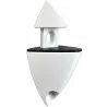 Podpórka regulowana do półek 1-21mm biała 2szt. mod. ICEBERG 4 ref.450