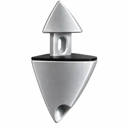 Podpórka regulowana do półek 1-21mm srebrna 2szt. ICEBERG 4 ref.450
