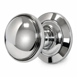 Gałka drzwiowa stała  mod. ROUND 75mm HX chrom połysk