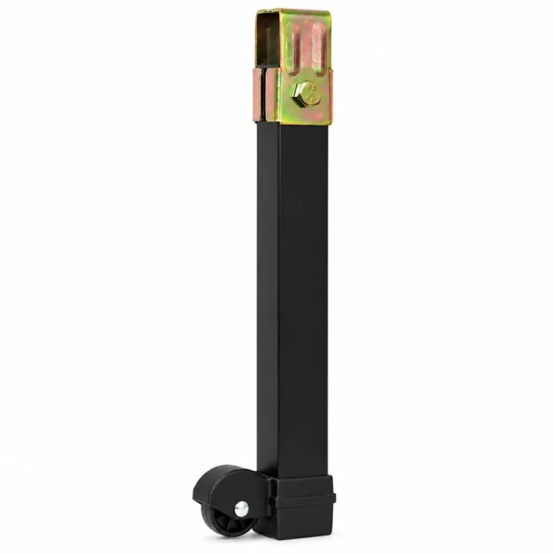 Noga meblowa z kółkiem wys.270mm kwadrat 30x30mm czarna mod.15