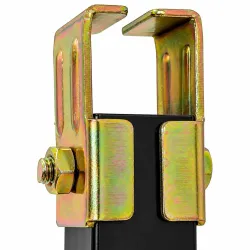 Noga meblowa z kółkiem wys.270mm kwadrat 30x30mm czarna mod.15