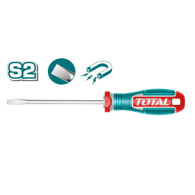 Wkrętak płaski SL6 x150mm mod. TSDSL6150 (D) TOTAL