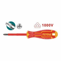 Wkrętak krzyżakowy izolowany PZ1x80mm mod. THTISPZ180 TOTAL