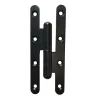 Zawias do drzwi 140x55mm stal czarny rozłączny LEWY (pl) mod. 505