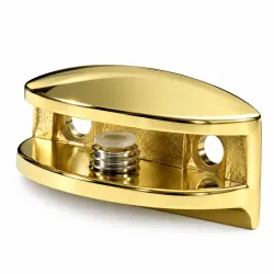 Podpórka Uchwyt do szkła 6mm złoty połysk mod.32