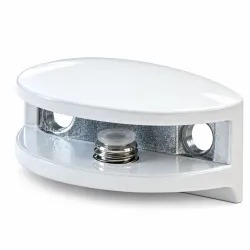 Podpórka półki szklanej 6mm biała mod.32