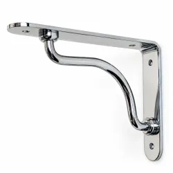 Wspornik półki stalowy chrom 180x230mm PALLADIO 23